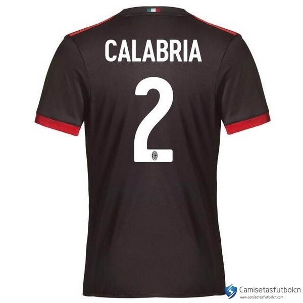 Camiseta Milan Tercera equipo Calabria 2017-18